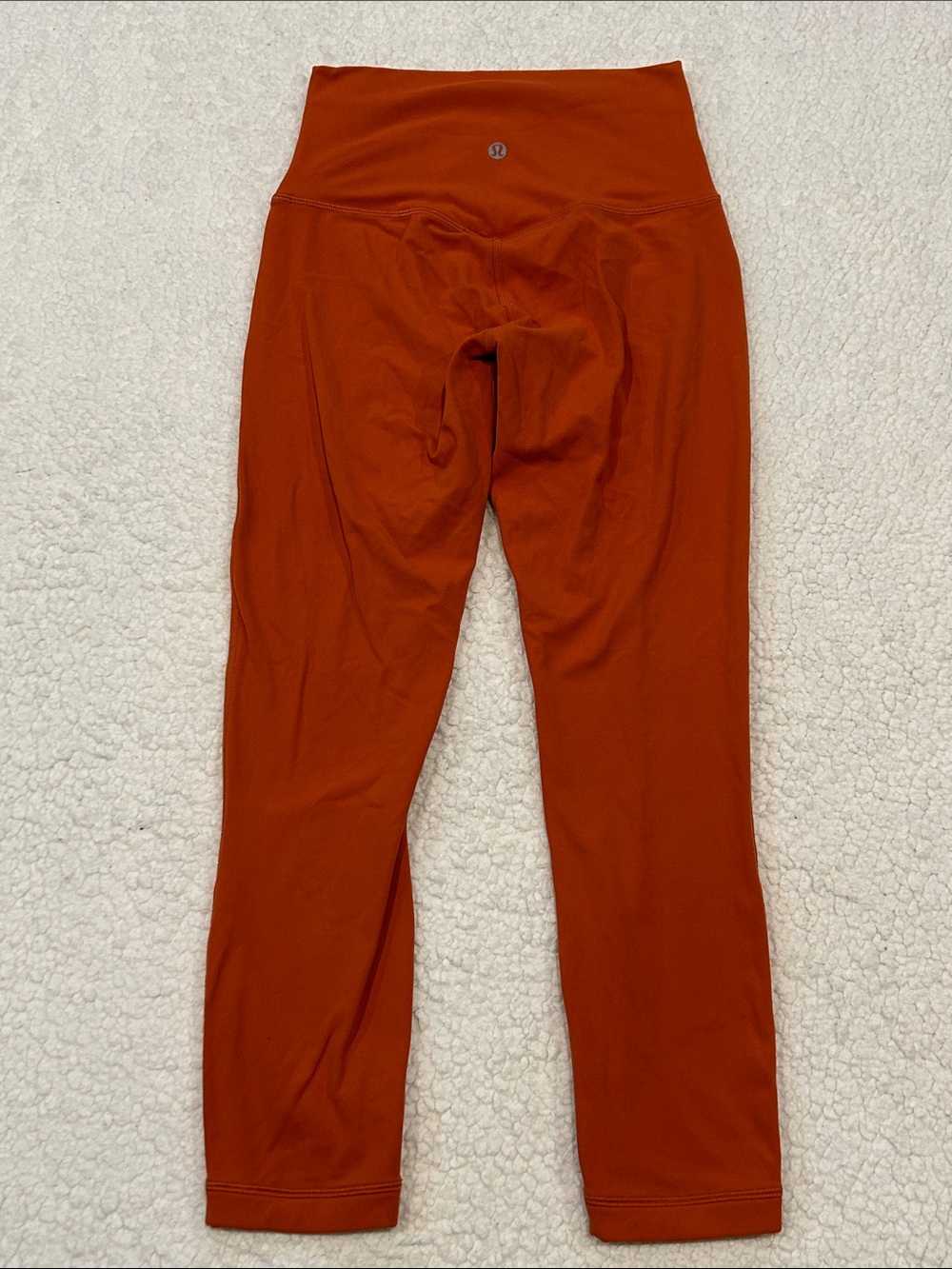Lululemon Align High Rise Crop size 4 Canyon Orange Athleisure Gym Workout - Picture 2 of 12